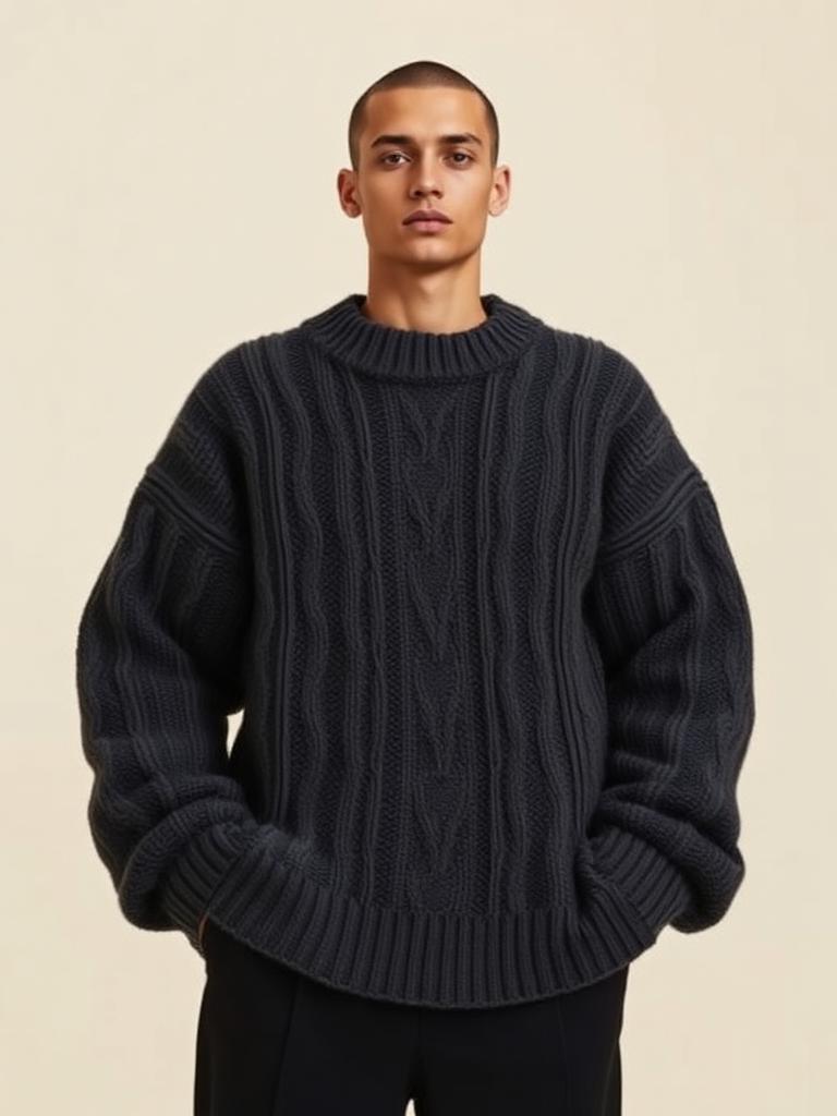 Forge Cable Knit — front