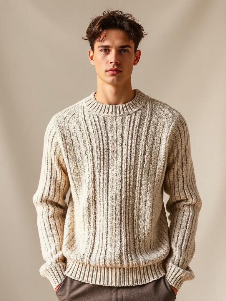 Dune Fisherman Knit — front