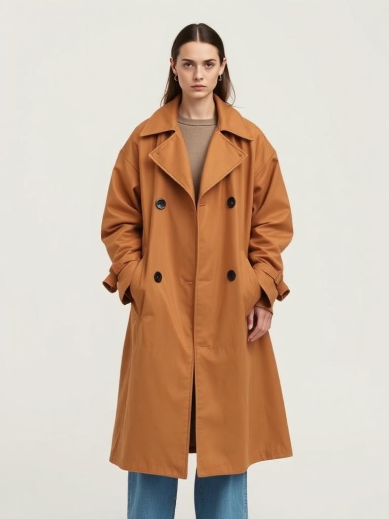 Siena Cotton Trench — front