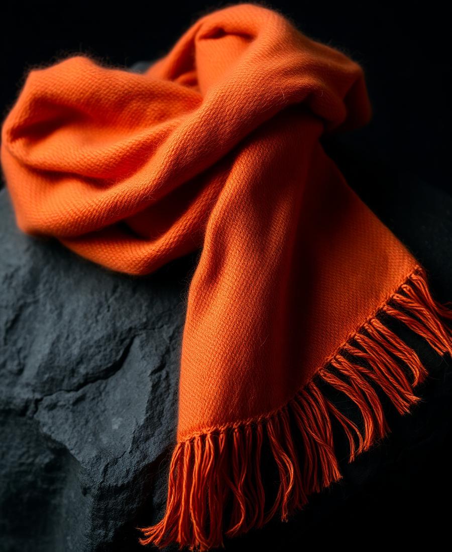 Ember Wool Scarf — front